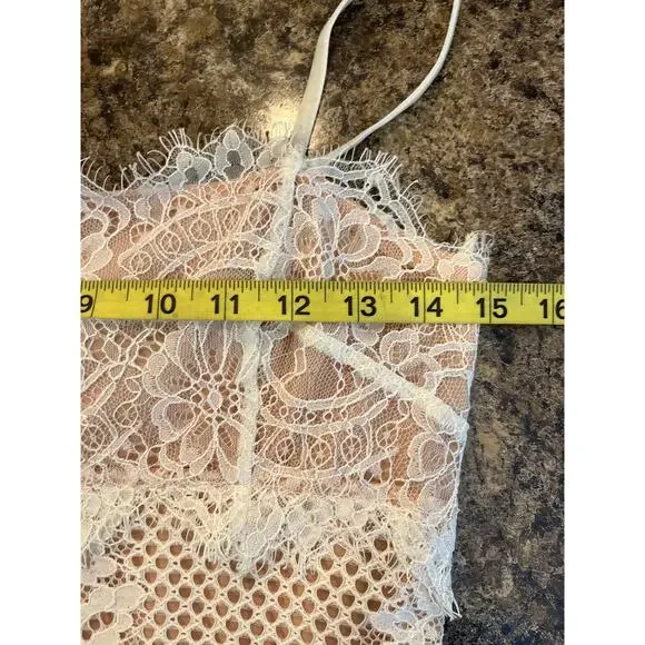 Majorelle Apollo Lace Mini Dress in Ivory Size Small - Picture 8 of 9